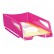 Tabuleiro de secretaria cep  maxi de grande capacidade 386x270x115 mm plastico rosa