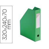 Porta revistas fast-paperflow pvc ultra resistente color verde 32x24x7 cm