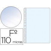 Bolsa catalogo q-connect folio pvc 120 microns cristal caixa de 100 unidades