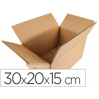Caixa para embalar americana q-connect medidas 300x200x150 mm espessura cartao 5 mm