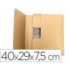 Caixa para embalar livro q-connect medidas 400x290x75 mm espessura cartao 3 mm