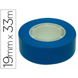 Fita adesiva apli 33 mt x 19 mm cor azul