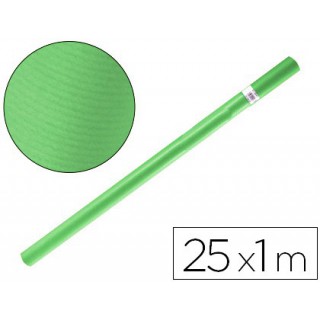 Papel kraft liderpapel verde rolo 25x1 mt