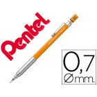 Lapiseira pentel graph 600 cor laranja ponta 0.7mm