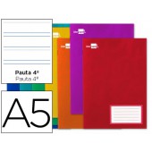 Caderno escolar liderpapel 16f a5 pauta 3.5 mm