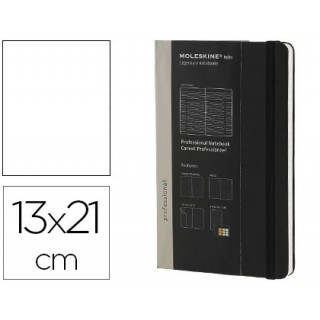 Livro de apontamentos moleskine profissional 13x21 cm 240 folhas com planning notas tarefas capa dura cor preto
