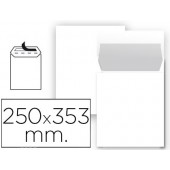 Envelope liderpapel bolsa n 10 branco folio prolongado 250x353 mm tira de silicone embalagem de 25 unidades