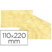 Envelopes fantasia marmoreados amarelo 110x220 mm 90 gr embalagem de 25
