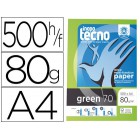 Papel fotocopia inapa tecnogreen 100 % reciclado din a4 80 gramas embalagem de 500 folhas