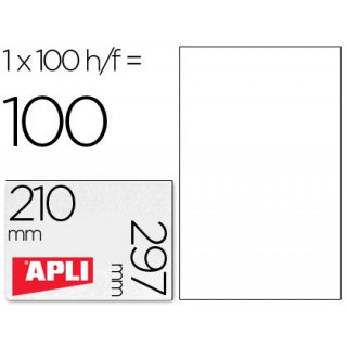 Etiquetas adesivas a4. apli. 210 x 297 mm