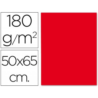 Cartolina liderpapel 180 grs 50x65 cm vermelho
