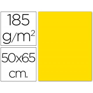 Cartolina 185 grs 50x65 cm. guarro. amarelo escuro
