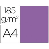 Cartolina guarro din a4 violeta 185 gr embalagem de 50 folhas