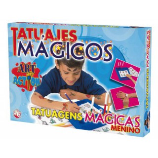 Jogo de mesa falomir tatuajes magicos infantil