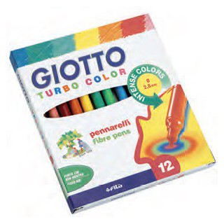 Giotto turbo color - balde com 96 marcadores 521500