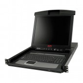 17 Rack LCD Console with Integrated 8 Port Analog KVM Switch