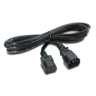 Power Cord, 10A, 100-230V, C13 to C14