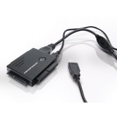 SATA & IDE to USB 2.0 adapter, turns any 2,5 or 3,5 hard disk or cd/dvd-rw drive into a external drive