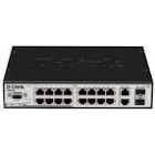 Metro Ethernet xStack 16-port 10/100Mbps Layer 2 Managed Switch + 2-port Combo 1000BaseT/SFP