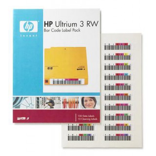 HP LTO-3 Ultrium RW Bar Code label pack - promo válida para un em stock