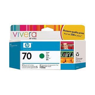 HP 70 130 ml Green Ink Cartridge with Vivera Ink