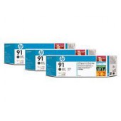 HP 91 3-pack 775-ml Matte Black Ink Cartridges - preço válido p/ unidades pré-estabelecidas p/ a promoção