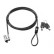 HP Ultraslim Keyed Cable Lock- válida p/ unid facturadas até 27 de Fevereiro