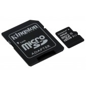 Micro SDHC 32GB Class 10 UHS-I 45MB/s Read Card + SD Adapter