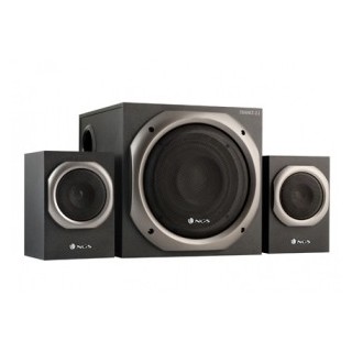 2.1 Speaker System-rms: 25W Volume, Bass and Treble Controls
