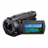 Handycam AX33 - Gravação 4K Ultra HD (3840 x 2160), Lente ZEISS Vario-Sonnar T* de 29,8 mm, Zoom ótico de 10x, Ecrã LCD