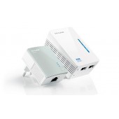 300Mbps Wireless N Powerline ExtenderKIT, including 1 TL-WPA4220 and 1 TL-PA4010, 500Mbps Powerline datarate, Plug and P