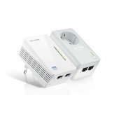 AV500 2-port Powerline WiFi Extender KIT, including 1 TL-WPA4220and 1 TL-PA4020P, 500Mbps Powerline datarate, 300Mbps wi
