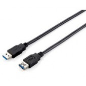 Cabo USB 3.0 Extension A-maior queA M/F 3m - Preto