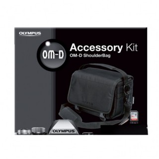 OM-D accessory kit - Estojo Olympus + 1 cartão de 10GB (SD) Sandisk - Côr: Preto