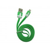 Cabo dados new mobile iphone 5 flat cable 1m verde