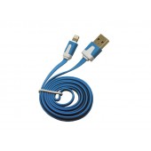 Cabo dados new mobile iphone 5 flat cable 1m azul