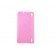 Bolsa tpu ultrathin new mobile huawei p7 transparent pink