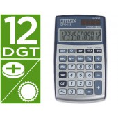 Calculadora citizen de bolso cpc-112 12 digitos cor cinza
