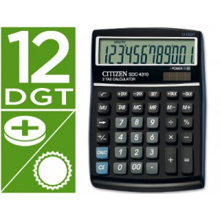 Calculadora citizen de secretaria sdc-431012 digitos