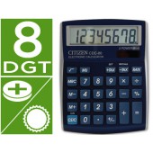 Calculadora citizen de secretaria cdc-808 digitos azul metalizada