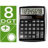 Calculadora citizen de secretaria cdc-80 bkwb funções financeiras -8 digitos preta