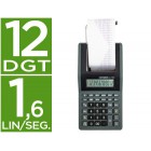 Calculadora citizen de secretaria com impressora cx-77b iii 12 digitos