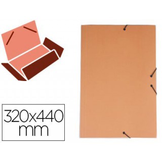 Pasta de elasticos liderpapel com abas em cartolina 350 grs. cor laranja medidas: 320x440 mm