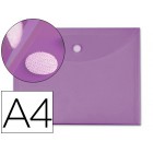 Bolsa porta documentos liderpapel. a4. violeta