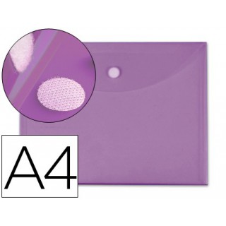 Bolsa porta documentos liderpapel. a4. violeta