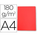 Classificador cartolina gio din a4 vermelho pastel 180 g/m2