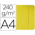 Classificador cartolinas vip fast-paperflow folio com abas pack de 50 cor amarelo
